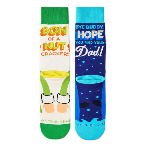 Buddy-the-Elf-and-Narwhal-Christmas-Socks_1XKT9047_02