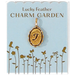 Charm Garden - Scalloped Initial Charm - Gold - T