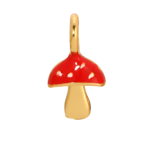 Charm Garden - Mushroom Charm - Gold