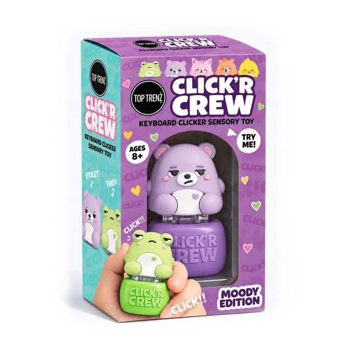 CLICK’R CREW Moody Edition Keyboard Clicker Fidget Toy