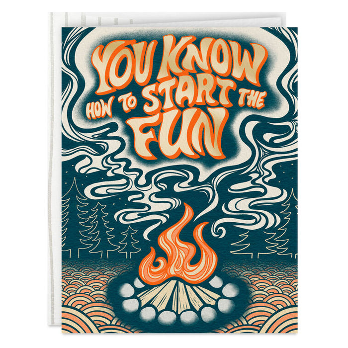 Dads Know How to Start the Fun Card