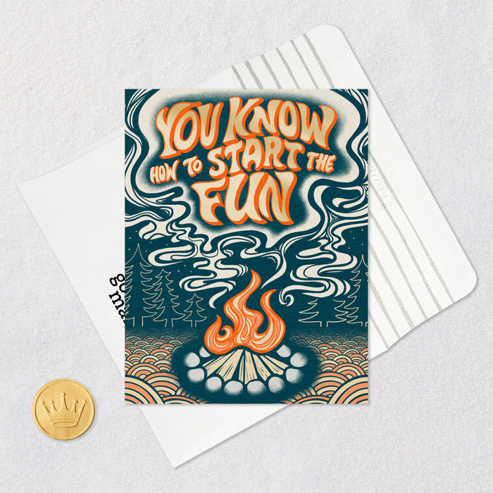 Dads Know How to Start the Fun Card