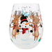 Hallmark Exclusive A-Caroling We Go Stemless Lolita Wine Glass