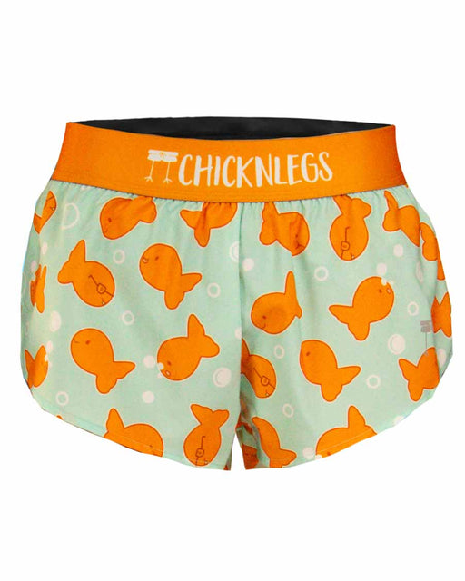 ChicknLegs Women's Goldfish 1.5" Split Shorts