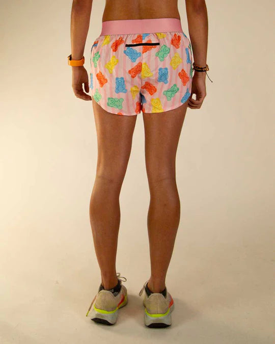 ChicknLegs Women's Gummy Bears 1.5" Split Shorts