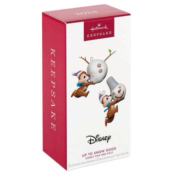 Disney Chip and Dale Up to Snow Good 2024 Ornaments