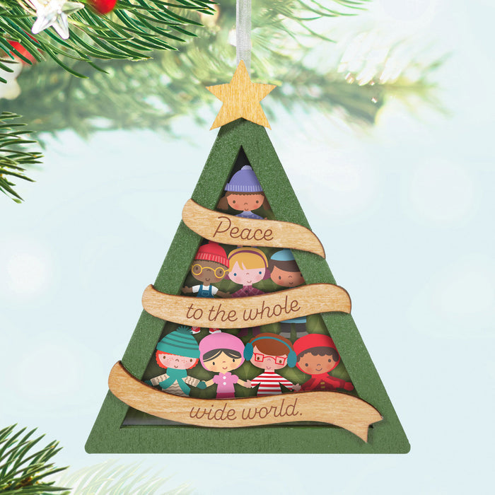 UNICEF Peace to the World 2024 Papercraft Ornament