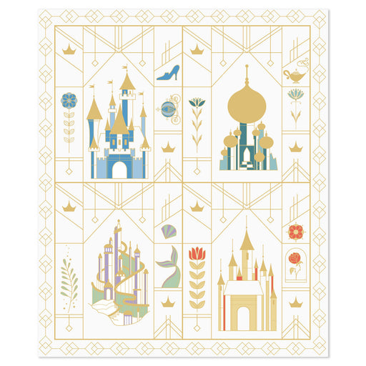 Disney Princess Castles Throw Blanket