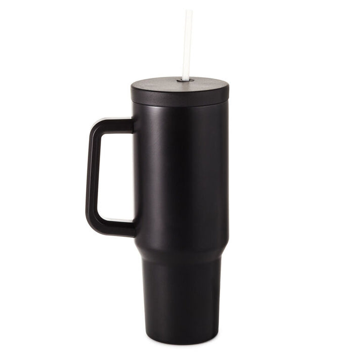 Class of 2025 Black Insulated Travel Cup With Handle, 40 oz.