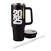 Class of 2025 Black Insulated Travel Cup With Handle, 40 oz.