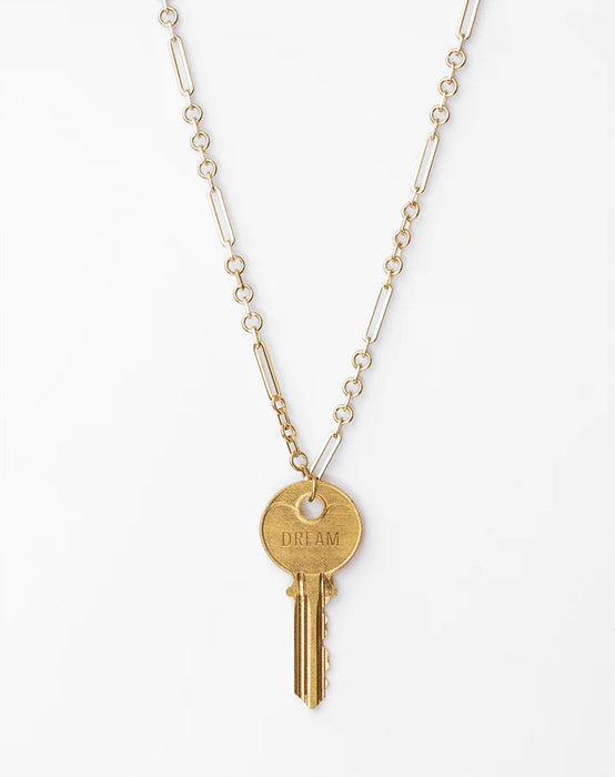 Dream Classic Key Gold Amalfi Chain Necklace