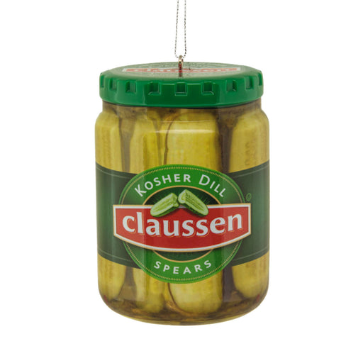 Kraft Claussen™ Pickles Jar Shatterproof Hallmark Ornament