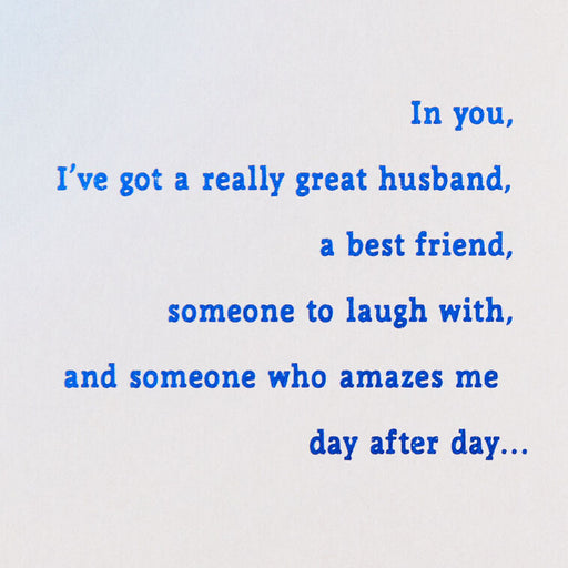 My Life Is Better Because of You Father's Day Card for Husband