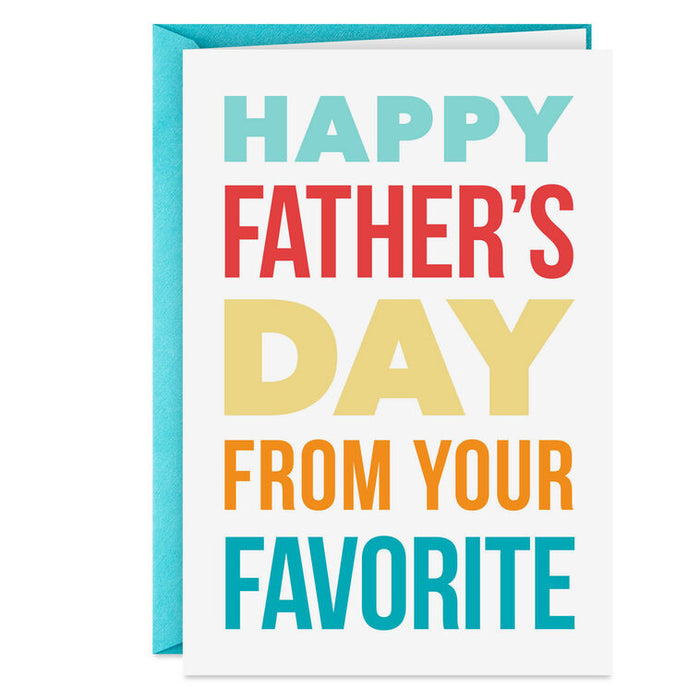 From Your Favorite Funny Father's Day Card for Dad