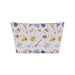 Pouch with cartoon character design on a white background