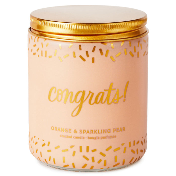 Congrats! Scented Single-Wick Jar Candle