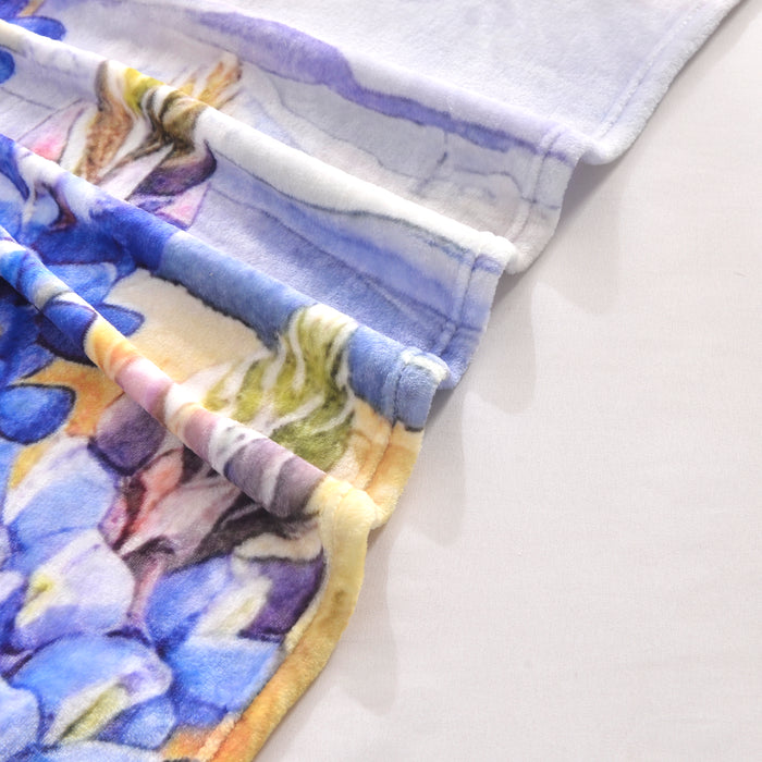 Regal Comfort® Blue Bonnet Blanket