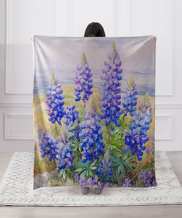 Regal Comfort® Blue Bonnet Blanket