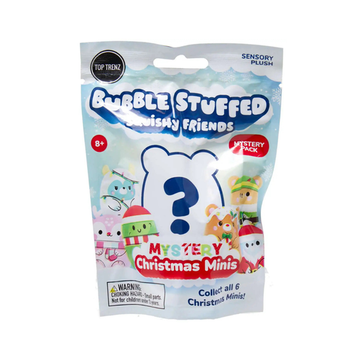 Mystery Christmas Mini Bubble Stuffed Squishy Friends