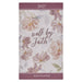 A daily planner cover featuring a floral watercolor design in dusty pink, mauve, and soft green on a light background. The top and bottom bands are dusty mauve, with the year '2027' at the top and 'DAILY PLANNER' at the bottom.