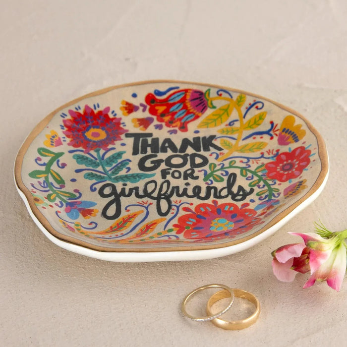 Thank God For Girlfriends Arty Trinket Dish