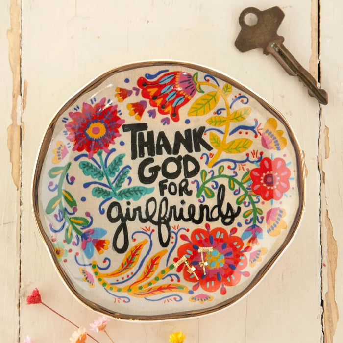 Thank God For Girlfriends Arty Trinket Dish