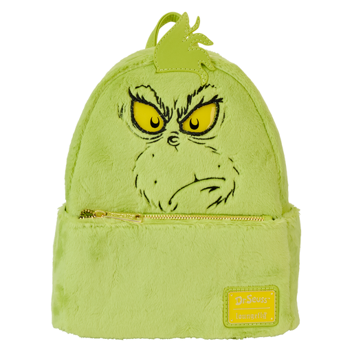 Dr. Seuss' How The Grinch Stole Christmas! Plush Cosplay Light Up Mini Backpack by Loungefly