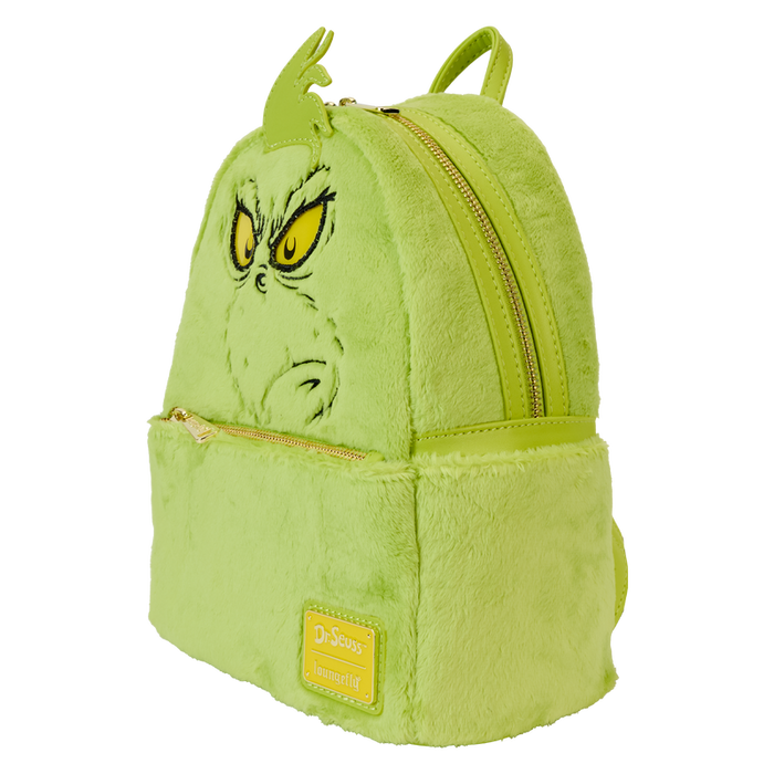 Dr. Seuss' How The Grinch Stole Christmas! Plush Cosplay Light Up Mini Backpack by Loungefly