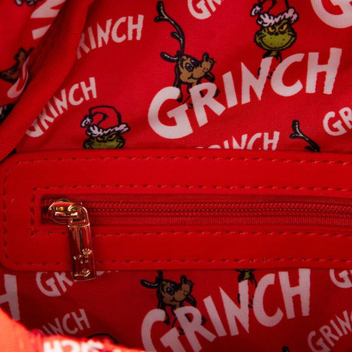 Dr. Seuss' How The Grinch Stole Christmas! Grinch Sleigh Crossbody Bag by Loungefly