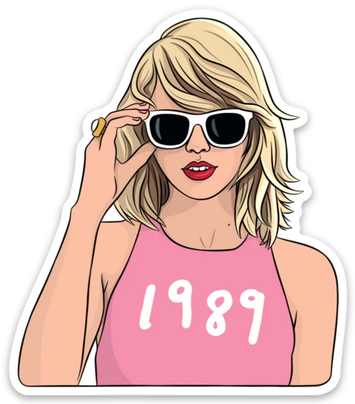 Taylor Swift 1989 Die Cut Sticker