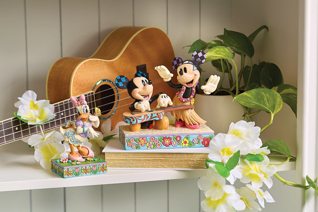 Mickey and Minnie Hawaii Figurine by Jim Shore