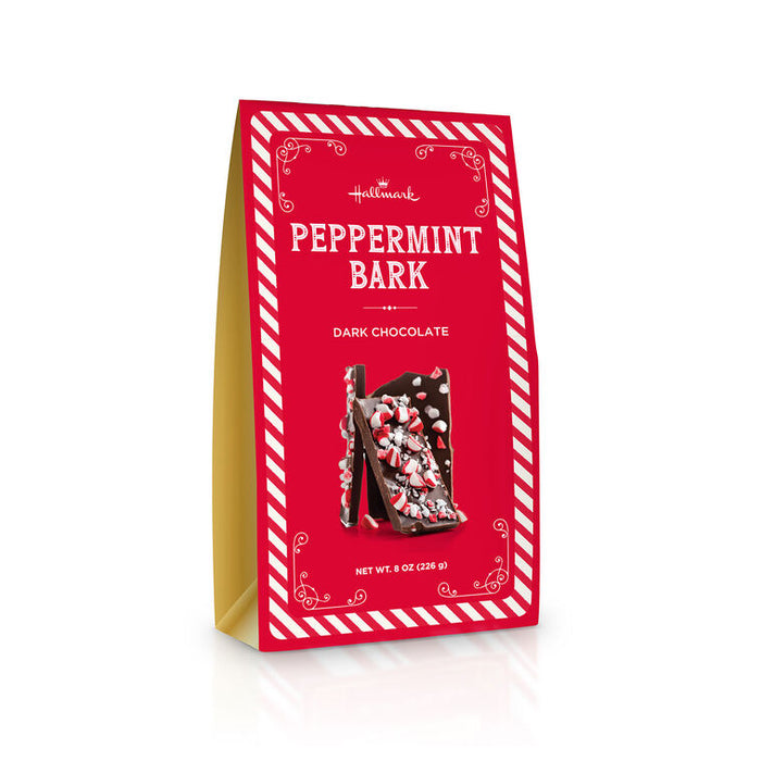 Dark Chocolate Peppermint Bark in Box, 8 oz.