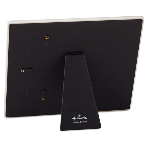 Black picture frame with a stand and Hallmark logo on a white background