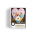 Heart-shaped decorative item with floral design and 'For You Mom' text in a box, branded 'Art Hearts'.