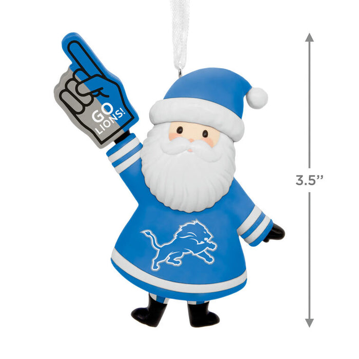 NFL Detroit Lions Santa Fan Hallmark Ornament
