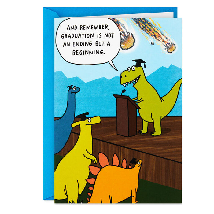 Very Bright Future Funny Graduation Card