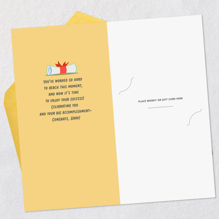 Celebrating You Money Holder Graduation Card