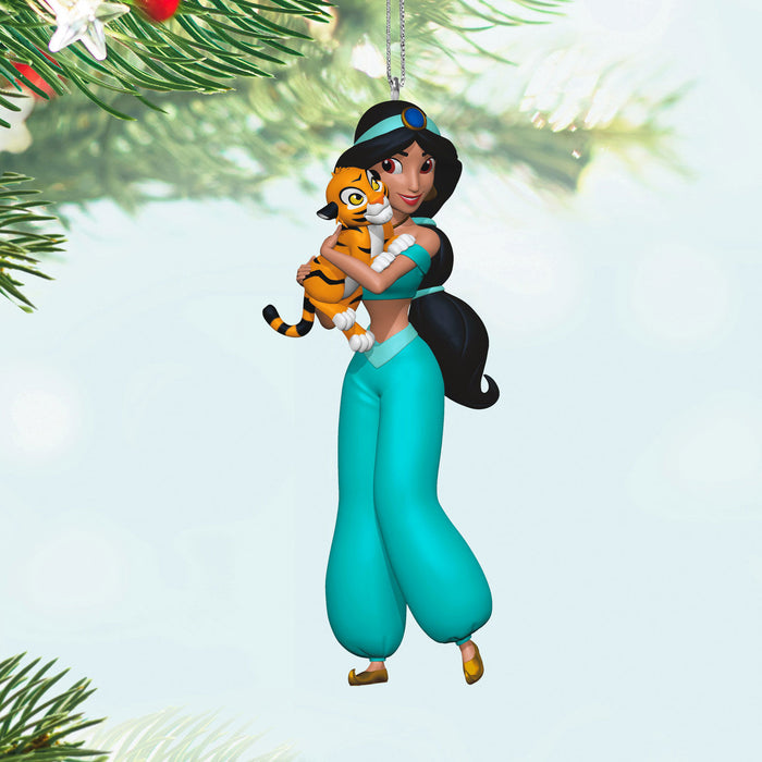 Disney Aladdin Jasmine and Rajah 2024 Ornament
