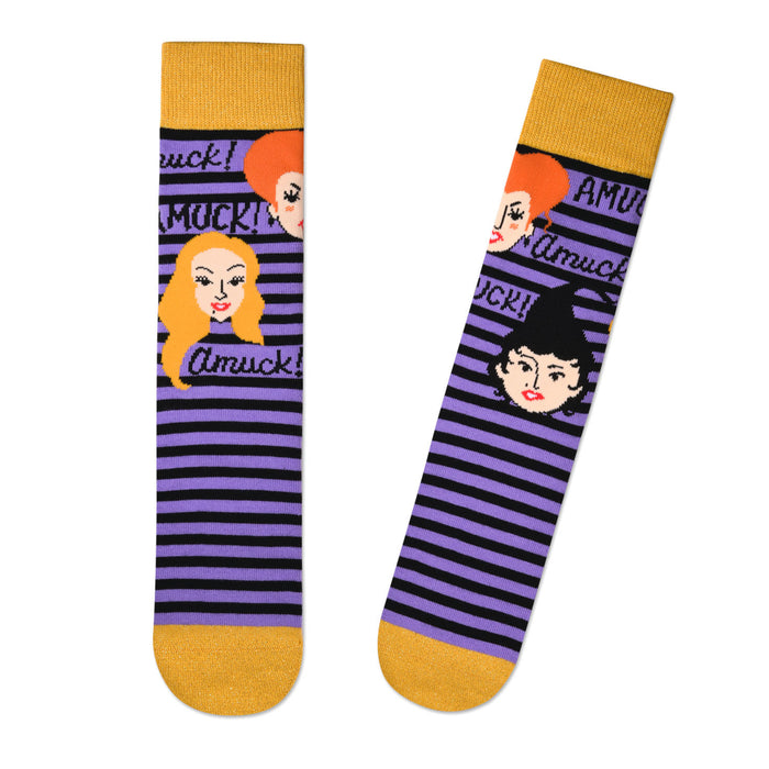 Disney Hocus Pocus Amuck! Amuck! Amuck! Socks