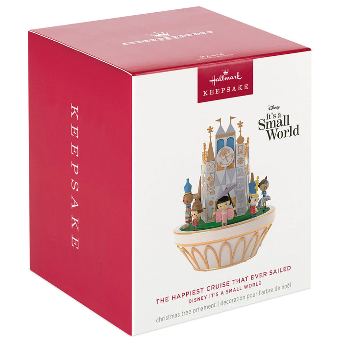Disney It's a Small World The Happiest Cruise That Ever Sailed 2024 Ornament With Sound and Motion