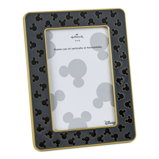 Photo frame with Mickey Mouse head design on a white background