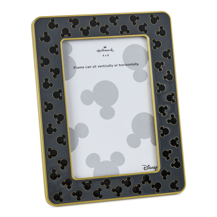 Photo frame with Mickey Mouse head design on a white background