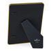Black tie with gold accent on a white background