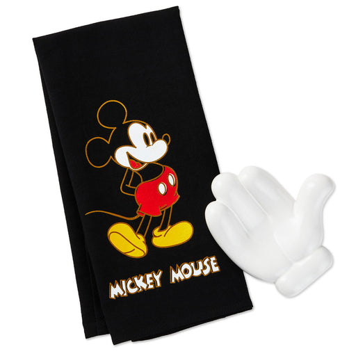 Disney Mickey Mouse Tea Towel With Spoon Rest