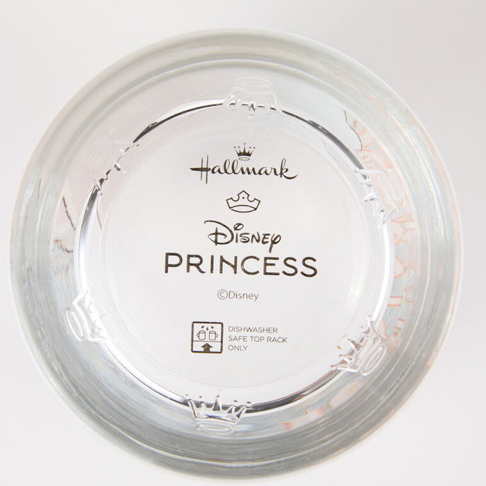Clear glass with 'Hallmark Disney Princess' branding on a white background