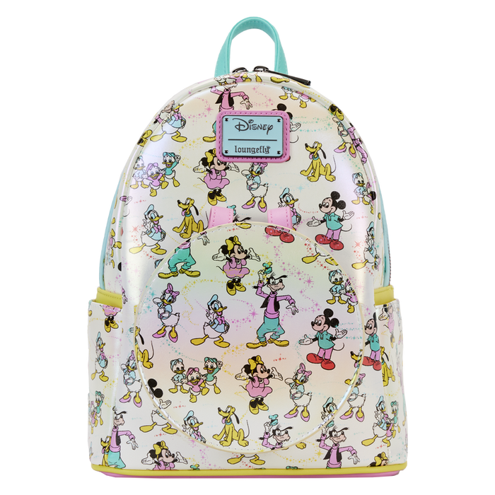 Disney100 Mickey Friends Classic All Over Print Iridescent Mini Back Trudy s Hallmark