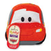 Hallmark Itty Bitts Disney Pixar Lightning McQueen plush toy in red, featuring a hangtag on a white background.