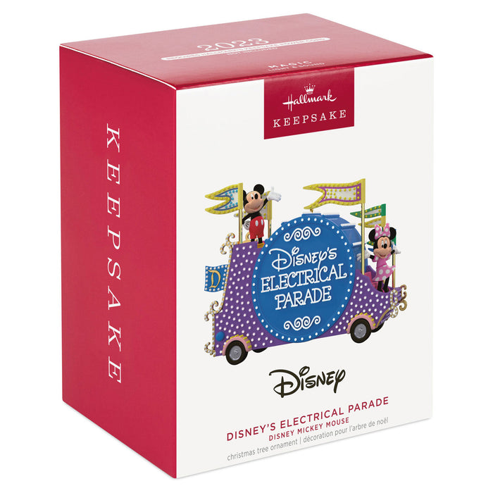 Disney Mickey Mouse Disney's Electrical Parade 2023 Musical Ornament With Light