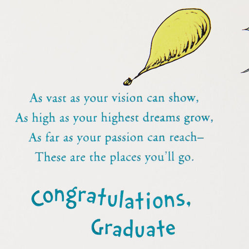 Dr. Seuss™ Oh the Places You'll Go! Today Is the Day Graduation Card
