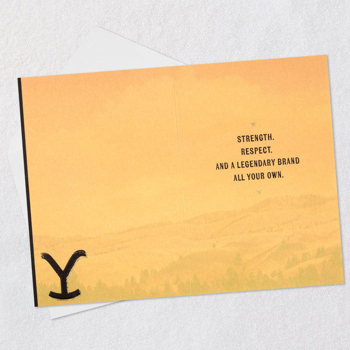 Yellowstone You're Legendary Card